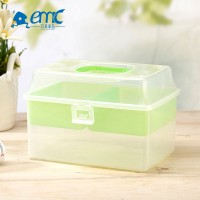 Wholesale transparent plastic home pills storage box organizer