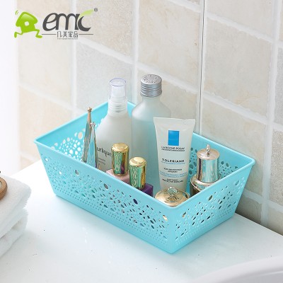 Classical style PlastIc storage basket in bathroom kitchen