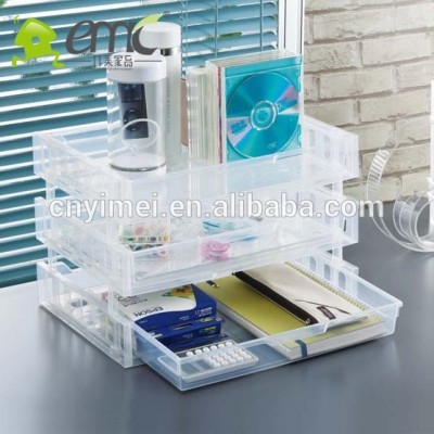 Plastic Drawer, Plastic Drawer Modern Office Stationary, Transparent Plastic Drawer